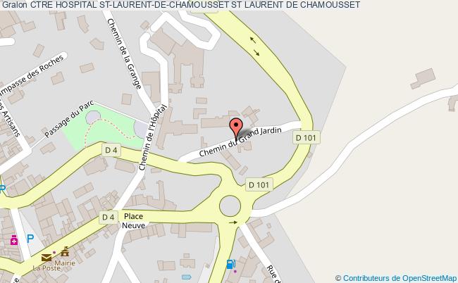plan Ctre Hospital St-laurent-de-chamousset ST LAURENT DE CHAMOUSSET