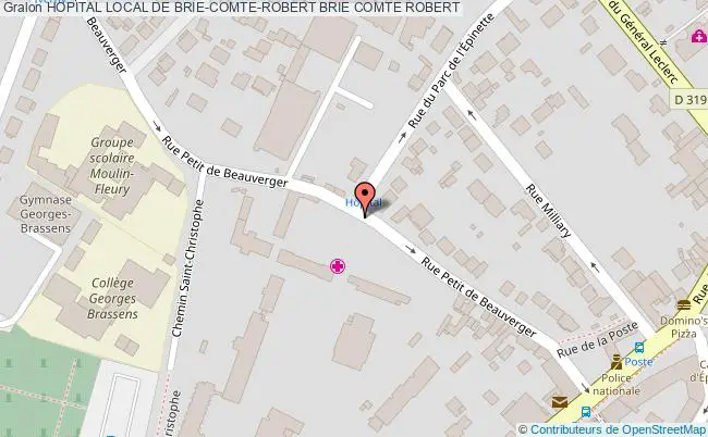 plan Hopital Local De Brie-comte-robert BRIE COMTE ROBERT
