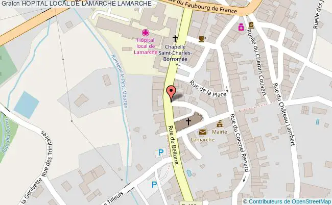 plan Hopital Local De Lamarche LAMARCHE