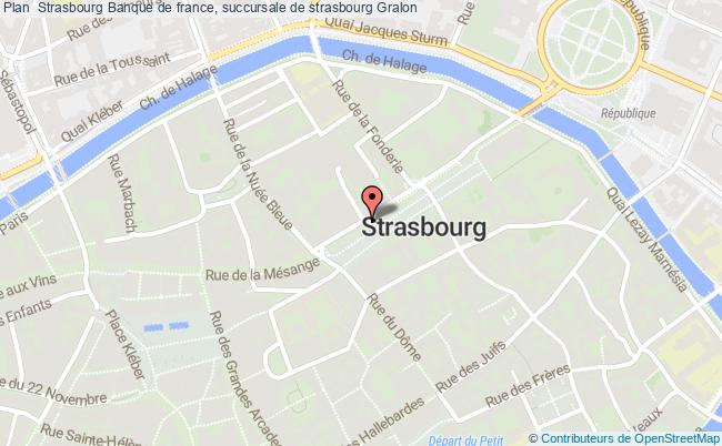 plan Banque De France, Succursale De Strasbourg STRASBOURG CEDEX