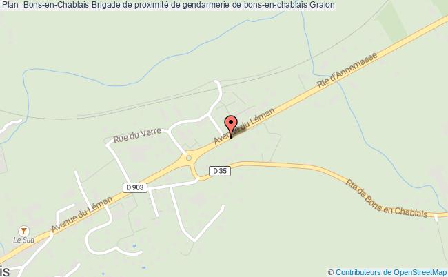 Gendarmerie Bons-en-Chablais Brigade de proximité de gendarmerie de
