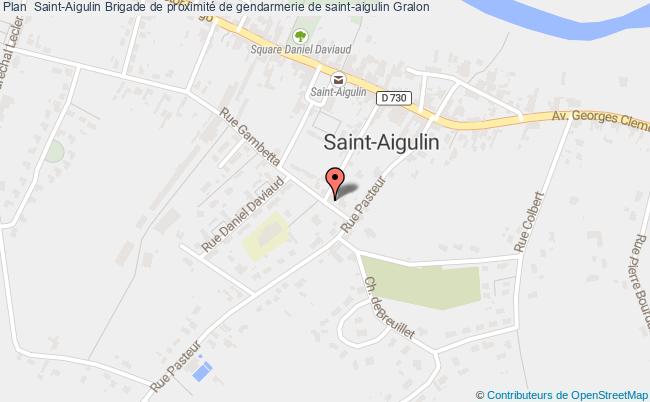 plan Brigade De Proximité De Gendarmerie De Saint-aigulin ST AIGULIN