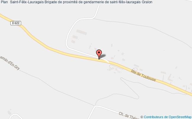 plan Brigade De Proximité De Gendarmerie De Saint-félix-lauragais ST FELIX LAURAGAIS