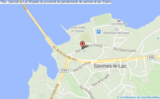 plan Brigade De Proximité De Gendarmerie De Savines-le-lac SAVINES LE LAC
