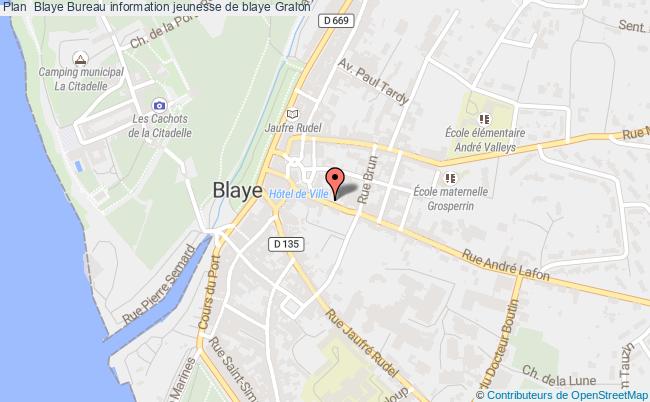 plan Bureau Information Jeunesse De Blaye BLAYE CEDEX