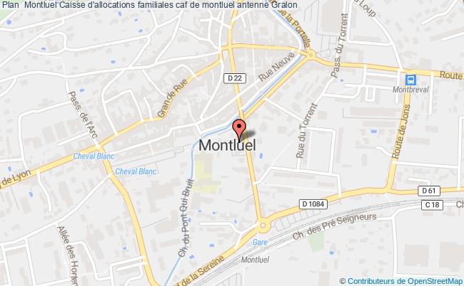 plan Caisse D'allocations Familiales Caf De Montluel Antenne MONTLUEL