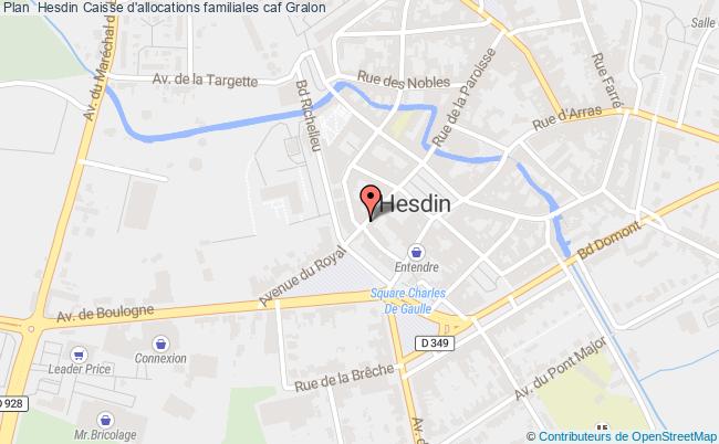 plan Caisse D'allocations Familiales Caf Hesdin