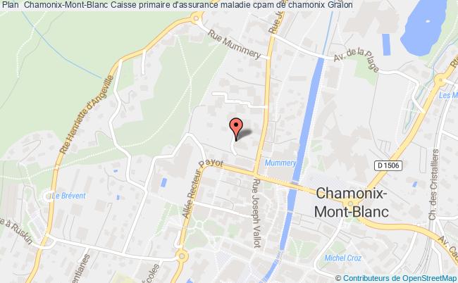 plan Caisse Primaire D'assurance Maladie Cpam De Chamonix CHAMONIX MONT BLANC