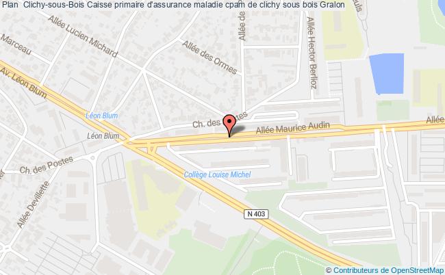 plan Caisse Primaire D'assurance Maladie Cpam De Clichy Sous Bois CLICHY SOUS BOIS