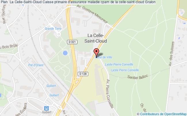 plan Caisse Primaire D'assurance Maladie Cpam De La Celle-saint-cloud LA CELLE ST CLOUD