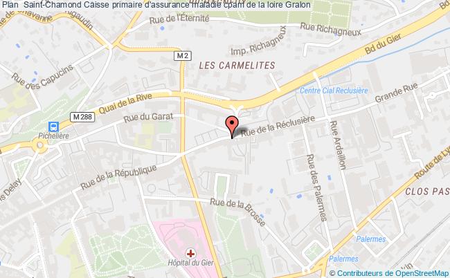 plan Caisse Primaire D'assurance Maladie Cpam De La Loire ST CHAMOND