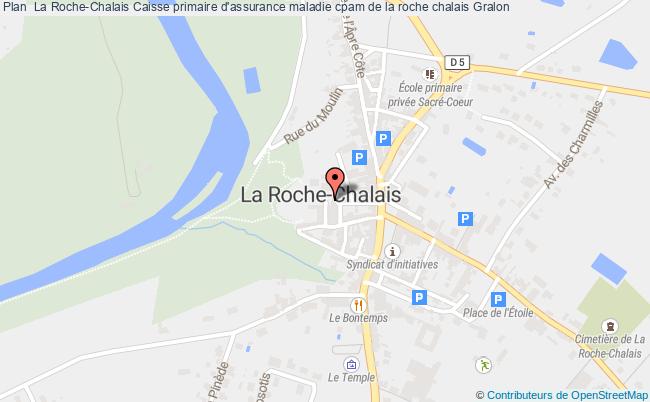 plan Caisse Primaire D'assurance Maladie Cpam De La Roche Chalais LA ROCHE CHALAIS