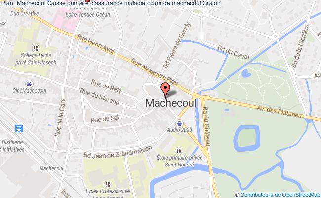 plan Caisse Primaire D'assurance Maladie Cpam De Machecoul MACHECOUL
