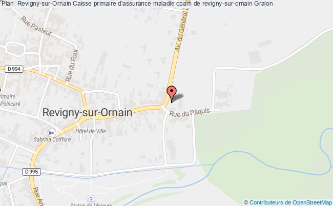 plan Caisse Primaire D'assurance Maladie Cpam De Revigny-sur-ornain REVIGNY SUR ORNAIN