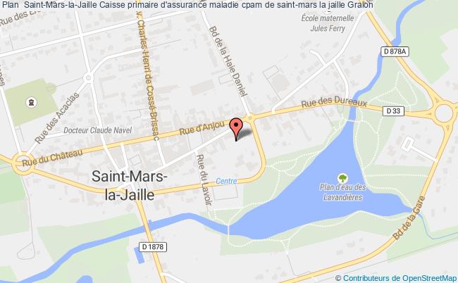plan Caisse Primaire D'assurance Maladie Cpam De Saint-mars La Jaille ST MARS LA JAILLE