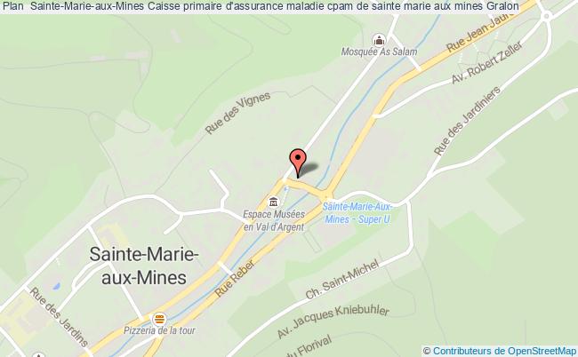 plan Caisse Primaire D'assurance Maladie Cpam De Sainte Marie Aux Mines STE MARIE AUX MINES