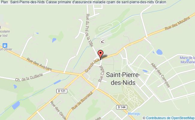 plan Caisse Primaire D'assurance Maladie Cpam De Sant-pierre-des-nids ST PIERRE DES NIDS