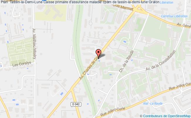 plan Caisse Primaire D'assurance Maladie Cpam De Tassin-la-demi-lune TASSIN LA DEMI LUNE