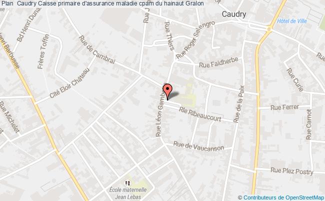 plan Caisse Primaire D'assurance Maladie Cpam Du Hainaut CAUDRY