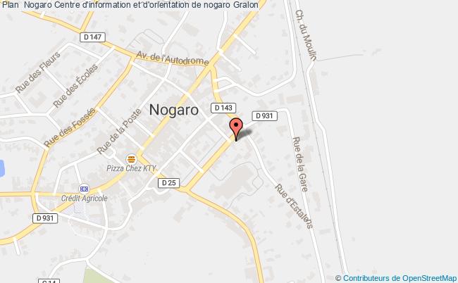 plan Centre D'information Et D'orientation De Nogaro NOGARO