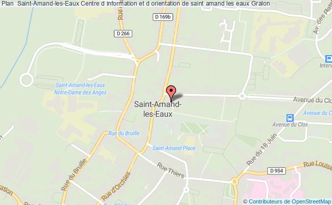 plan Centre D Information Et D Orientation De Saint Amand Les Eaux ST AMAND LES EAUX CEDEX