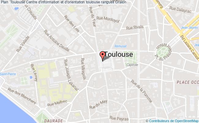 plan Centre D'information Et D'orientation Toulouse Rangueil TOULOUSE