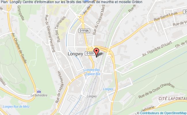 plan Centre D'information Sur Les Droits Des Femmes De Meurthe Et Moselle LONGWY CEDEX