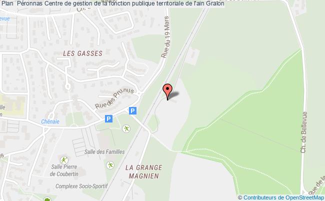 plan Centre De Gestion De La Fonction Publique Territoriale De L'ain PERONNAS