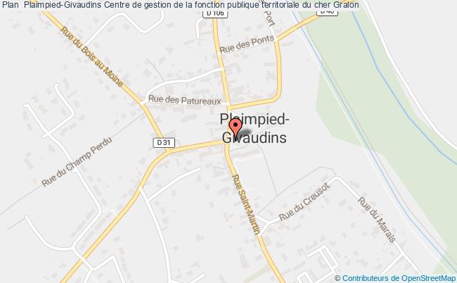 plan Centre De Gestion De La Fonction Publique Territoriale Du Cher PLAIMPIED GIVAUDINS