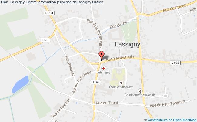 plan Centre Information Jeunesse De Lassigny LASSIGNY