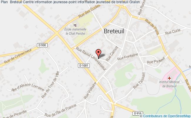 plan Centre Information Jeunesse-point Information Jeunesse De Breteuil BRETEUIL