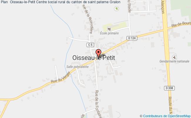 plan Centre Social Rural Du Canton De Saint Paterne OISSEAU LE PETIT