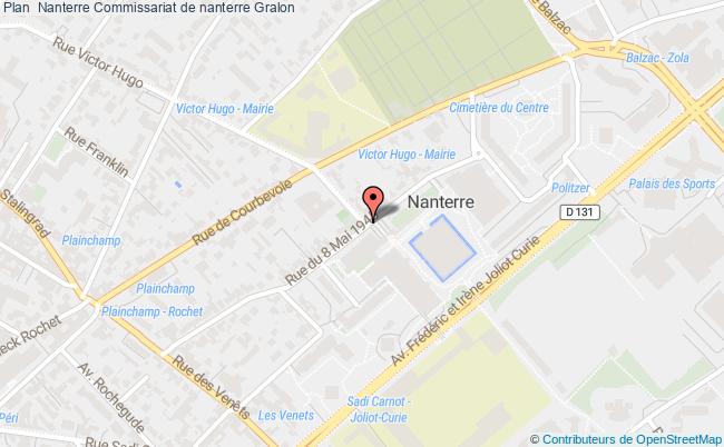 plan Commissariat De Nanterre NANTERRE