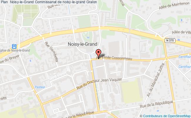 plan Commissariat De Noisy-le-grand NOISY LE GRAND