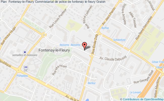 plan Commissariat De Police De Fontenay Le Fleury FONTENAY LE FLEURY
