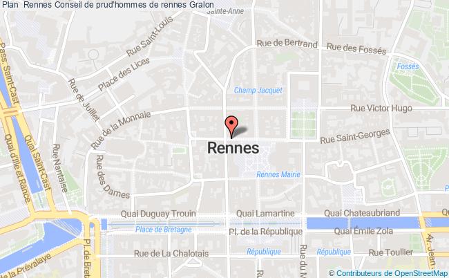 plan Conseil De Prud'hommes De Rennes RENNES CEDEX