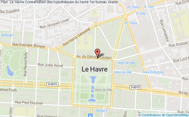 plan Conservation Des Hypothèques Du Havre 1er Bureau LE HAVRE CEDEX