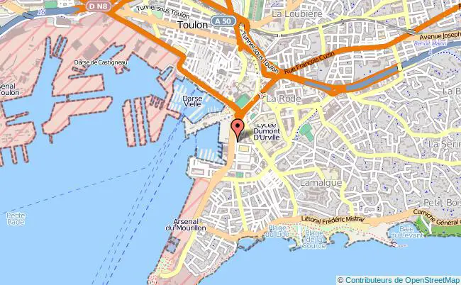plan Délégation à La Mer Et Au Littoral Dml De Toulon TOULON CEDEX 9