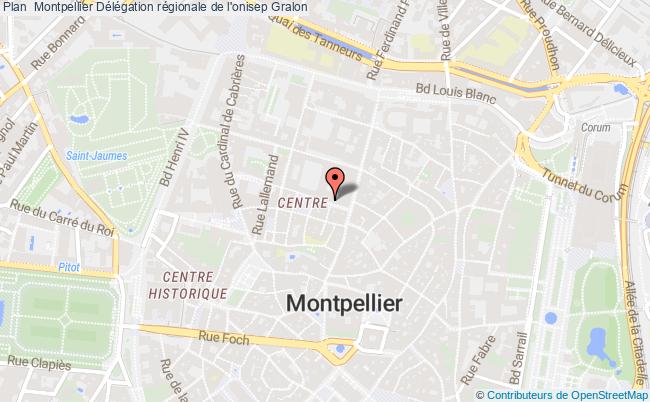 plan Délégation Régionale De L'onisep Montpellier Cedex
