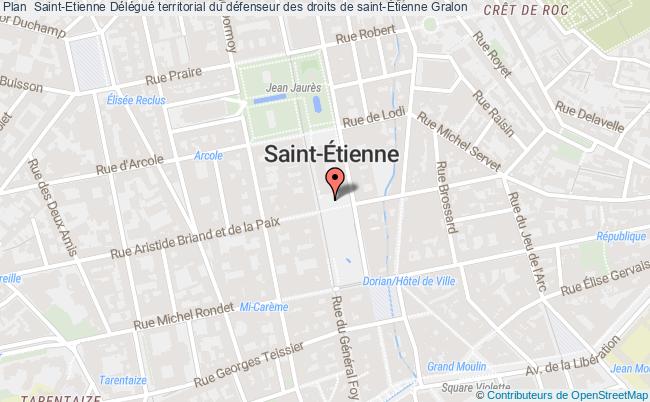 plan Délégué Territorial Du Défenseur Des Droits De Saint-Étienne ST ETIENNE