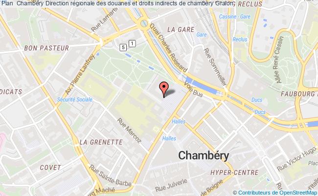 plan Direction Régionale Des Douanes Et Droits Indirects De Chambéry CHAMBERY CEDEX