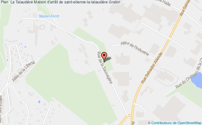 plan Maison D'arrêt De Saint-etienne-la-talaudière LA TALAUDIERE CEDEX
