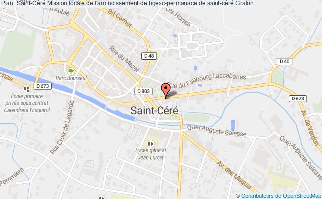plan Mission Locale De L'arrondissement De Figeac-permanace De Saint-céré SAINT CERE
