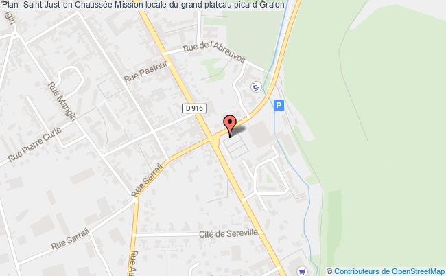 plan Mission Locale Du Grand Plateau Picard SAINT JUST EN CHAUSSEE