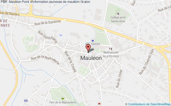 plan Point D'information Jeunesse De Mauleon MAULEON