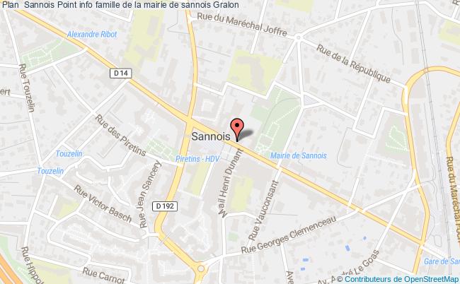 plan Point Info Famille De La Mairie De Sannois SANNOIS CEDEX