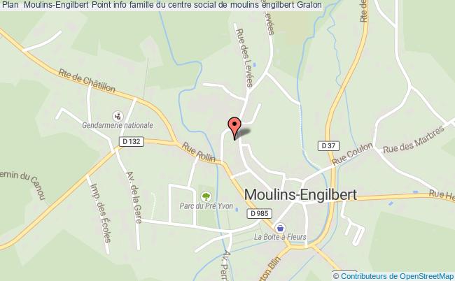 plan Point Info Famille Du Centre Social De Moulins Engilbert MOULINS ENGILBERT