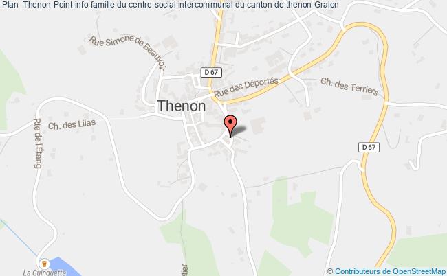 plan Point Info Famille Du Centre Social Intercommunal Du Canton De Thenon THENON