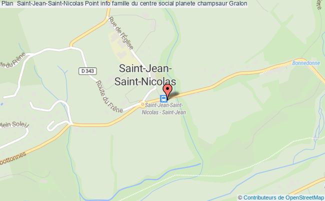 plan Point Info Famille Du Centre Social Planete Champsaur ST JEAN ST NICOLAS
