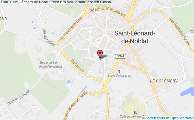 plan Point Info Famille Saint Léonard ST LEONARD DE NOBLAT
